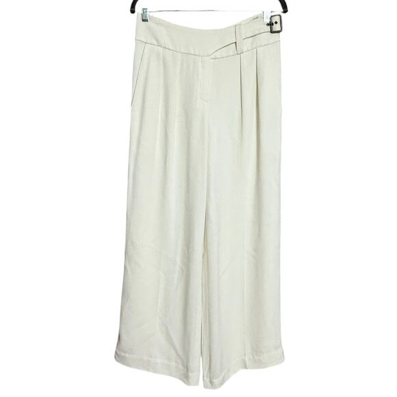 VERONIQUE LEROY PARIS Wide Leg Belted Pants Size 40 EU Made in France - Picture 3 of 11